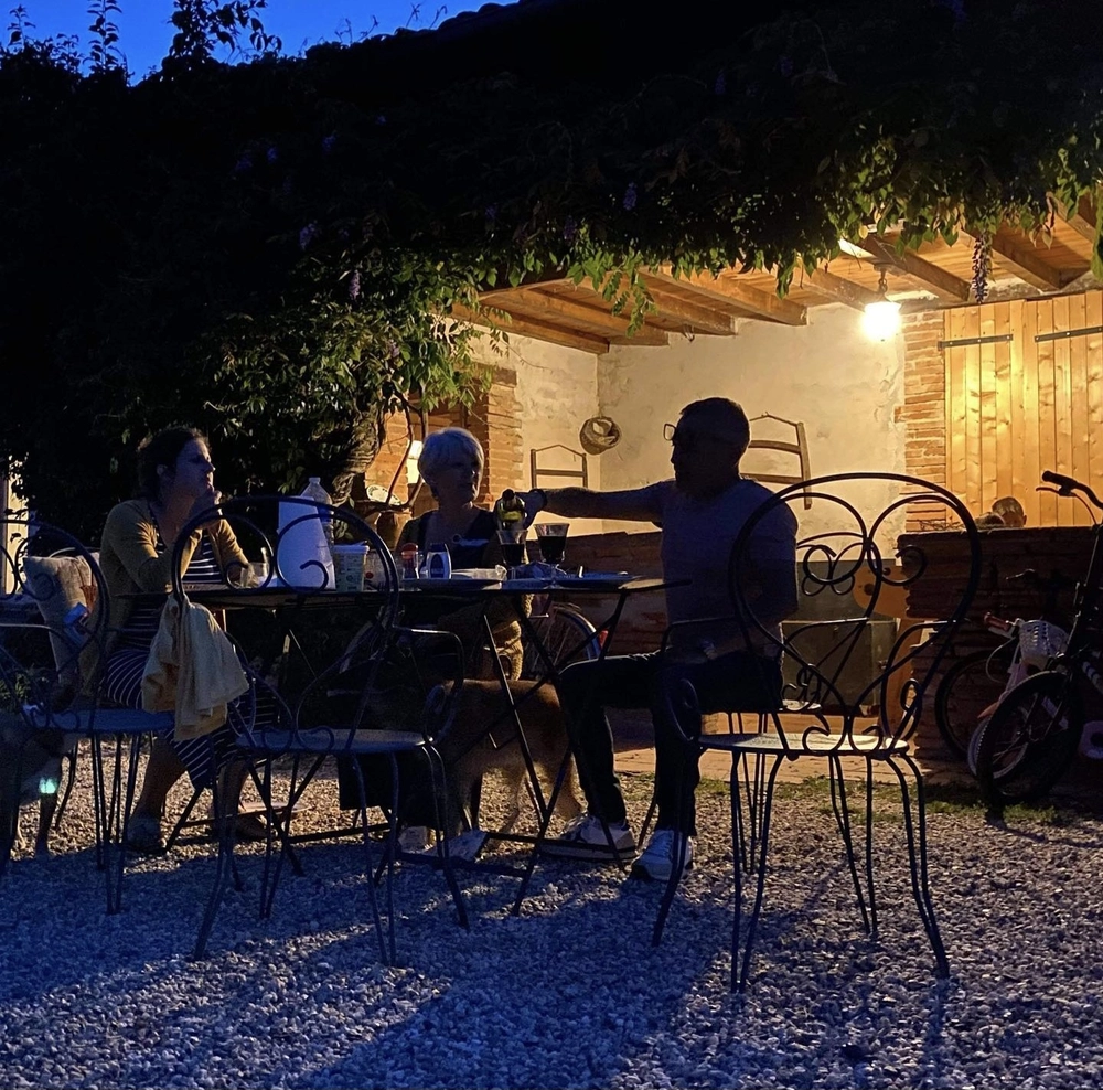 Le gîte - Apéritif extérieur